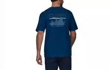 patagonia Men's '73 Skyline Organic T-Shirt LogoT
