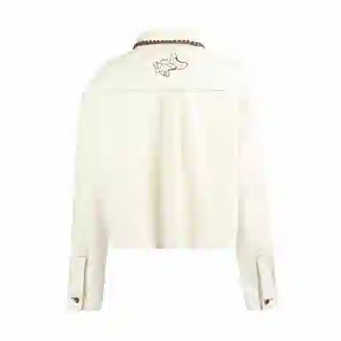 Valeria Obbaco VO Denim Jacket White