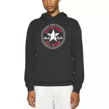 Converse Go-To All Star Patch Standard-Fit Fleece Pullover Hoodie