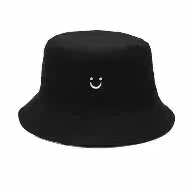 祎步康 笑脸双面戴 街头潮流盆帽出游防晒帽子潮 棉 渔夫帽 男女同款情侣款