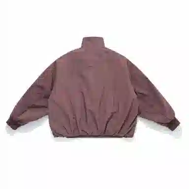 易麦 立领纯色落肩长袖风衣 男款 冰梅粉