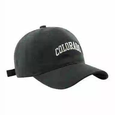 【Colorado刺绣 时尚百搭】 攸委 美式复古大头围显脸小鸭舌帽女 棉 韩版遮阳棒球帽加大加宽帽檐 深顶帽子 男女同款情侣款