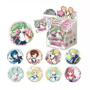 卡游 初音未来 轻松日常徽章系列吧唧 徽章