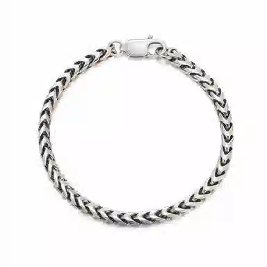 IDEAGEMER 925 Silver Dragon Bone Bracelet