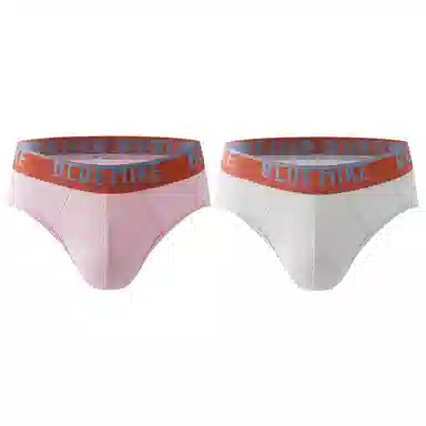 蓝内 抗菌透气舒适 弹力螺纹腰带内裤 男款 组合装