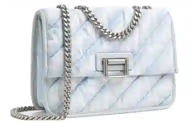 Charles & Keith Denim Flap Chain Bag