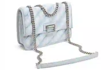 Charles & Keith Denim Flap Chain Bag