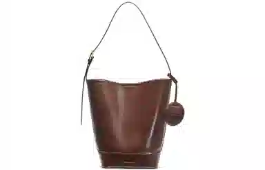 Charles & Keith Bucket Bag Dark Brown