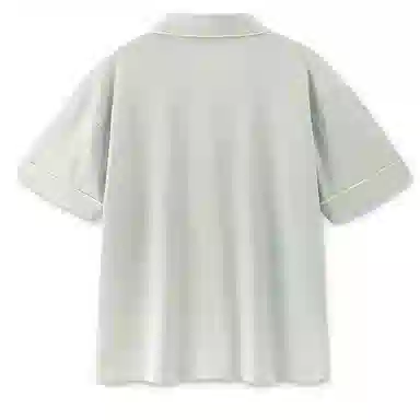 夏芬妍 简约休闲舒适时尚纯色纯棉翻领家居服亲肤宽松短袖短裤可外穿睡衣套装 女款