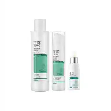 玉泽修护清痘净颜水乳精华套组