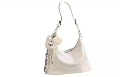 TOUTOU Crayon Dog Shoulder Bag Cream White