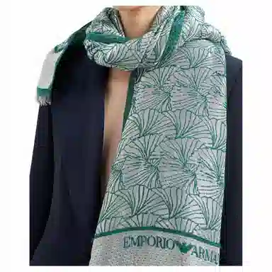 Emporio Armani Shawl Green