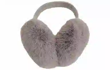 优幽兰 户外滑雪保暖毛绒 头戴式耳罩防风防寒护耳睡觉隔音提升睡眠质量防噪音 貂毛 耳罩 女款