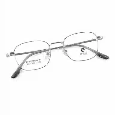 【联系客服可选配镜套餐】 康视顿 时尚商务 β钛板材镜架 方形 光学镜架 男女同款情侣款