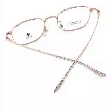 【联系客服可选配镜套餐】 康视顿 时尚商务 β钛板材镜架 方形 光学镜架 男女同款情侣款