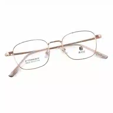 【联系客服可选配镜套餐】 康视顿 时尚商务 β钛板材镜架 方形 光学镜架 男女同款情侣款