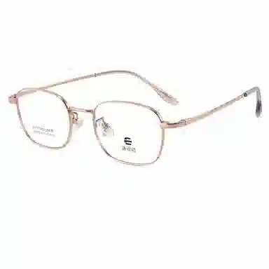 【联系客服可选配镜套餐】 康视顿 时尚商务 β钛板材镜架 方形 光学镜架 男女同款情侣款