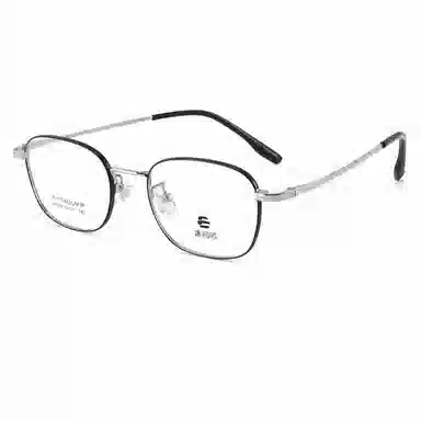 【联系客服可选配镜套餐】 康视顿 时尚商务 β钛板材镜架 方形 光学镜架 男女同款情侣款