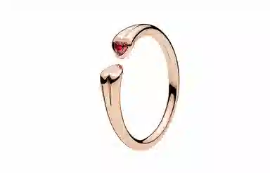 Pandora Two Hearts Ring Rose Gold