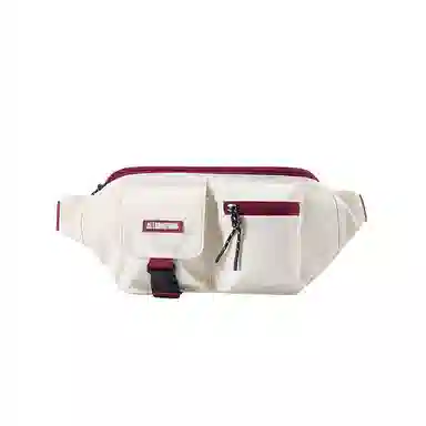 森马 多口袋工装风运动骑行 织物 腰包 小号 男女同款情侣款 多色