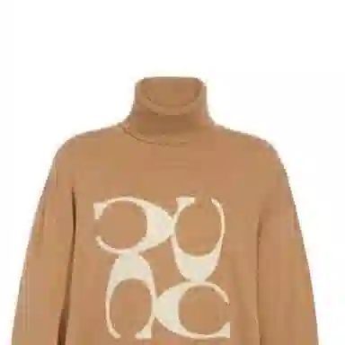 Coach Logo Embroidered Knit Sweater