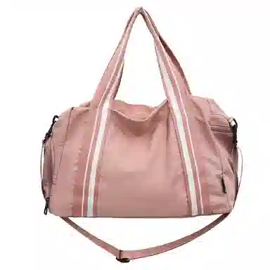 泰克森 简约大容量高级感轻便百搭 尼龙 旅行包 男女同款情侣款 黑色/绿色/粉色