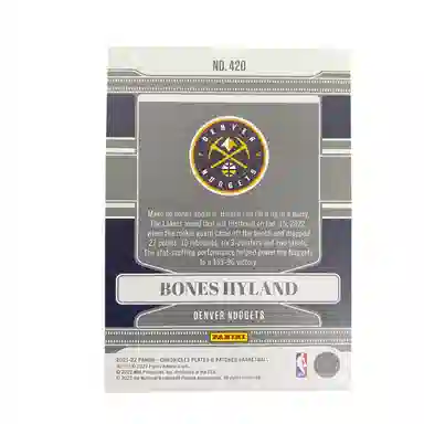 PANINI 2021-22 RC 4549