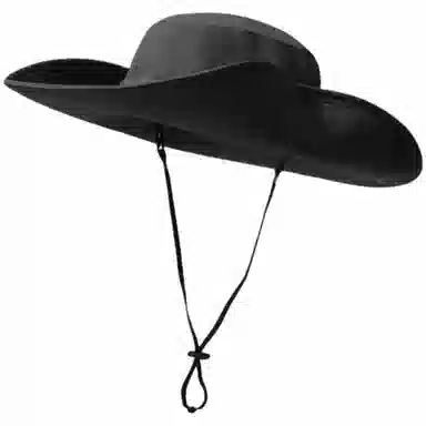 雅鹿 户外登山钓鱼大檐牛仔登山海边旅游防晒防风遮阳全脸保护透气不闷防水百搭 聚酯纤维 渔夫帽 男女同款情侣款