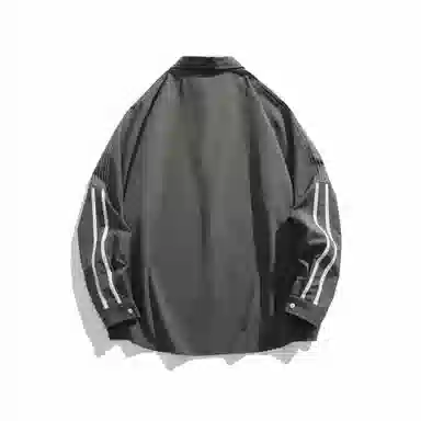 啄木鸟 美式纯色百搭简约长袖衬衫 男女同款