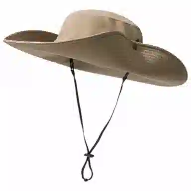 雅鹿 户外登山钓鱼大檐牛仔登山海边旅游防晒防风遮阳全脸保护透气不闷防水百搭 聚酯纤维 渔夫帽 男女同款情侣款