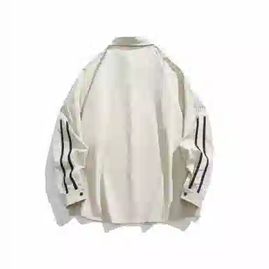 啄木鸟 美式纯色百搭简约长袖衬衫 男女同款