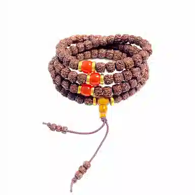 耳玺 多圈叠戴国风传统复古风高级感手持盘玩串珠中式转运珠小众创意设计感国潮 金刚菩提 手串 男女同款情侣款