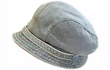 优幽兰 韩版百搭大头围显脸小水洗牛仔帽文艺复古简约画家帽时尚高级感 棉 贝雷帽 女款