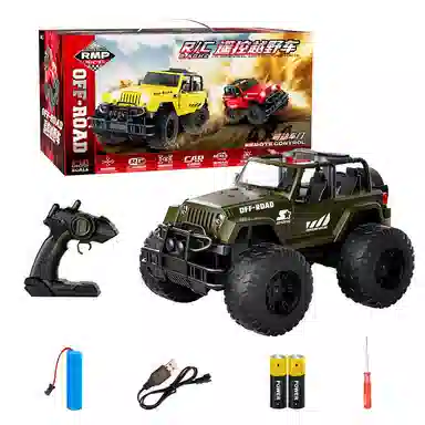 益米 超大号攀爬越野车 合金吉普车 远距离操控  极速行驶 漂移赛车 遥控玩具