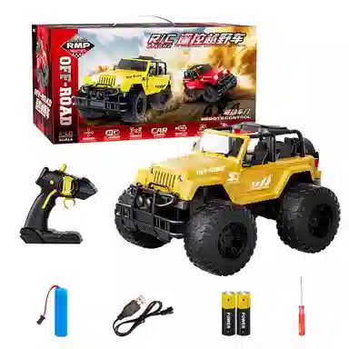 益米 超大号攀爬越野车 合金吉普车 远距离操控  极速行驶 漂移赛车 遥控玩具