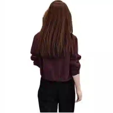 雅鹿 长袖宽松简约夹克外套 女款