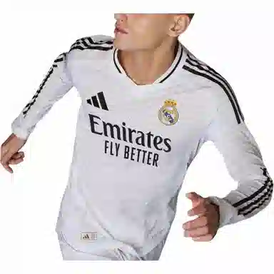adidas REAL MADRID 2425 LONG SLEEVE HOME AUTHENTIC JERSEY