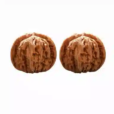 凯真 新中式国潮把玩件四座楼狮子头官帽苹果圆  盘玩手持爆肉密实 文玩核桃 把件 男女同款情侣款 节日礼盒装送人