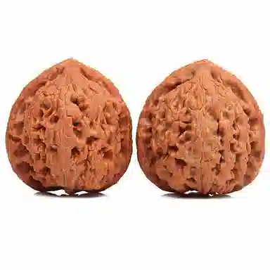 凯真 新中式国潮把玩件四座楼狮子头官帽苹果圆  盘玩手持爆肉密实 文玩核桃 把件 男女同款情侣款 节日礼盒装送人