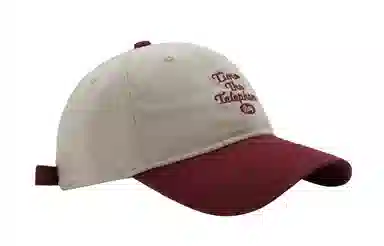 日系复古潮牌字母刺绣棒球帽四季百搭大帽檐遮阳户外运动帽 韩版棉质街头时尚撞色显脸小帽 时尚鸭舌帽 男女同款情侣款