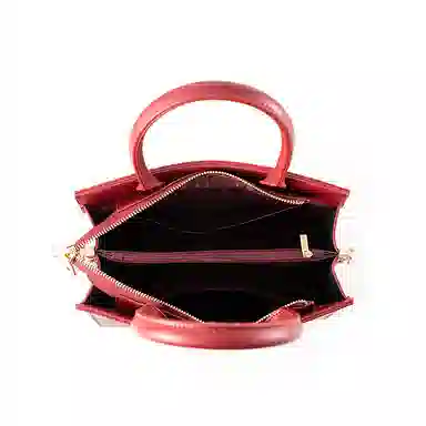 维尼奥 国风新中式刺绣高级感时尚大气百搭 合成革 单肩斜挎手提包 女款 红色