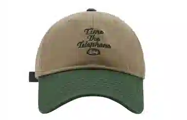 日系复古潮牌字母刺绣棒球帽四季百搭大帽檐遮阳户外运动帽 韩版棉质街头时尚撞色显脸小帽 时尚鸭舌帽 男女同款情侣款