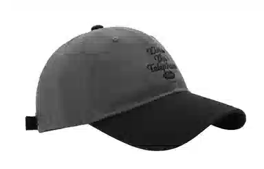 日系复古潮牌字母刺绣棒球帽四季百搭大帽檐遮阳户外运动帽 韩版棉质街头时尚撞色显脸小帽 时尚鸭舌帽 男女同款情侣款