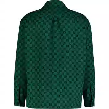 Gucci Logo Zip Jacket Green