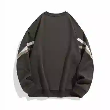 啄木鸟 美式复古宽松圆领长袖卫衣 男女同款 白色