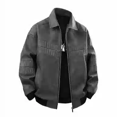 LISENPOK Vintage Leather Jacket