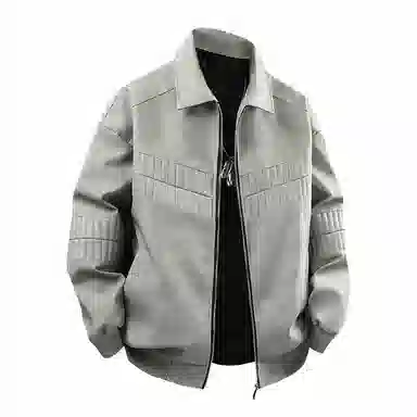 LISENPOK Vintage Leather Jacket