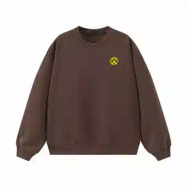 普鲁士多特蒙德 背面潮流休闲简约字母印花百搭圆领长袖卫衣 男女同款