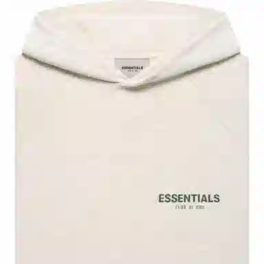 Fear of God Essentials FW21 Pullover Hoodie Light Heather Oatmeal