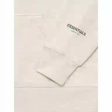 Fear of God Essentials FW21 Pullover Hoodie Light Heather Oatmeal